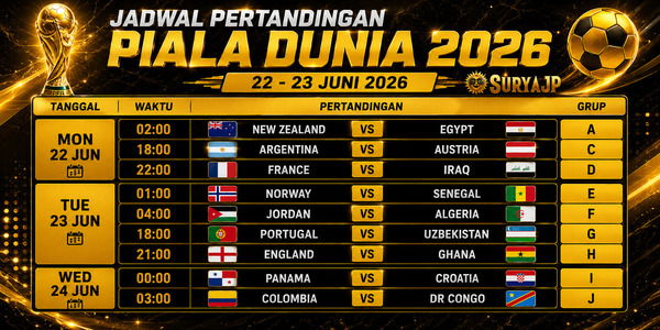EVENT GOLDEN TIKET PIALA DUNIA SURYAJP 2026